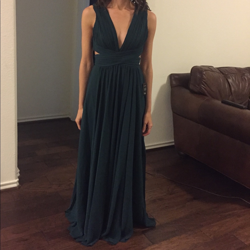 NWT Lulu’s Green Maxi Dress